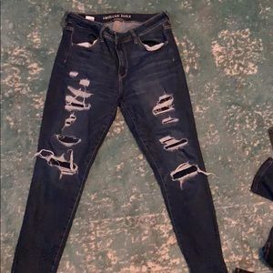 Distressed AE jeans